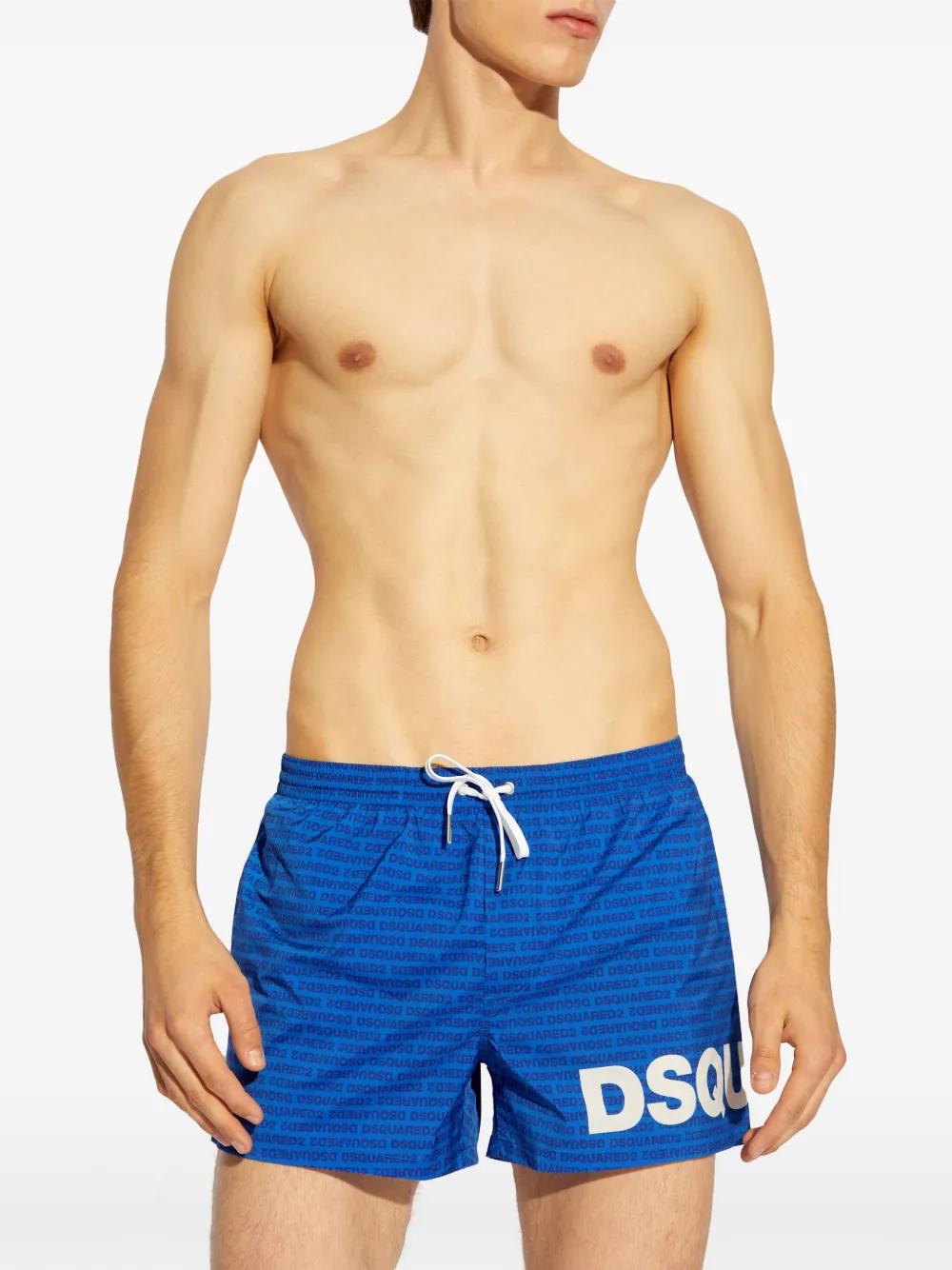 logo-print swim shorts Product Image