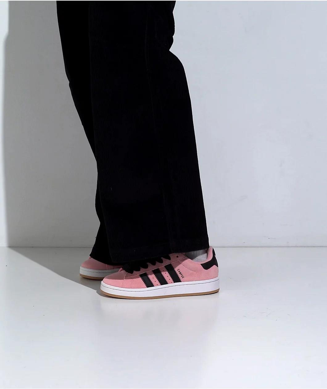 adidas Originals Campus 00s Pink & Core Black Skate Shoes Product Image