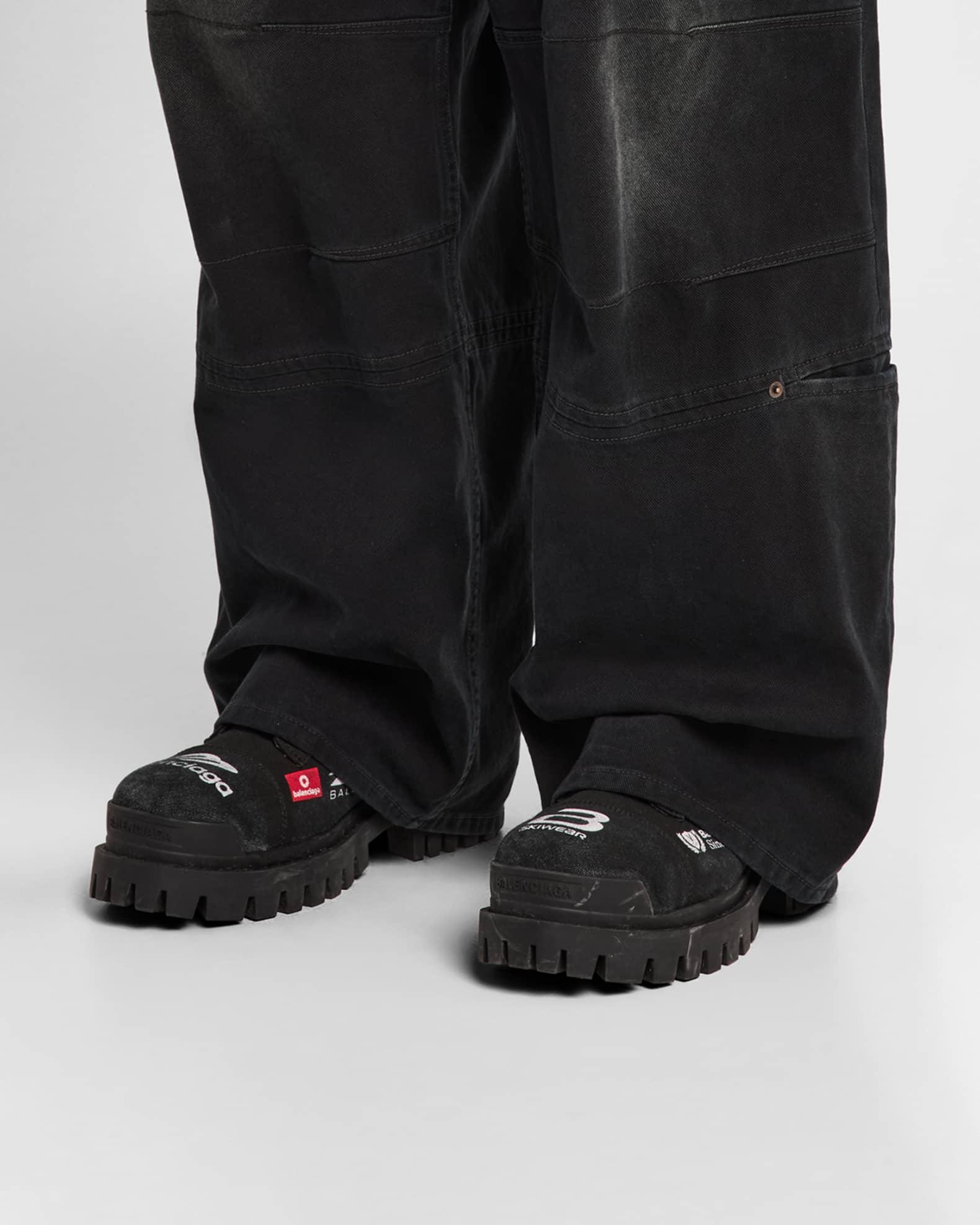 Men's Combat Strike L20 Print Canvas Lace-Up Boots Product Image