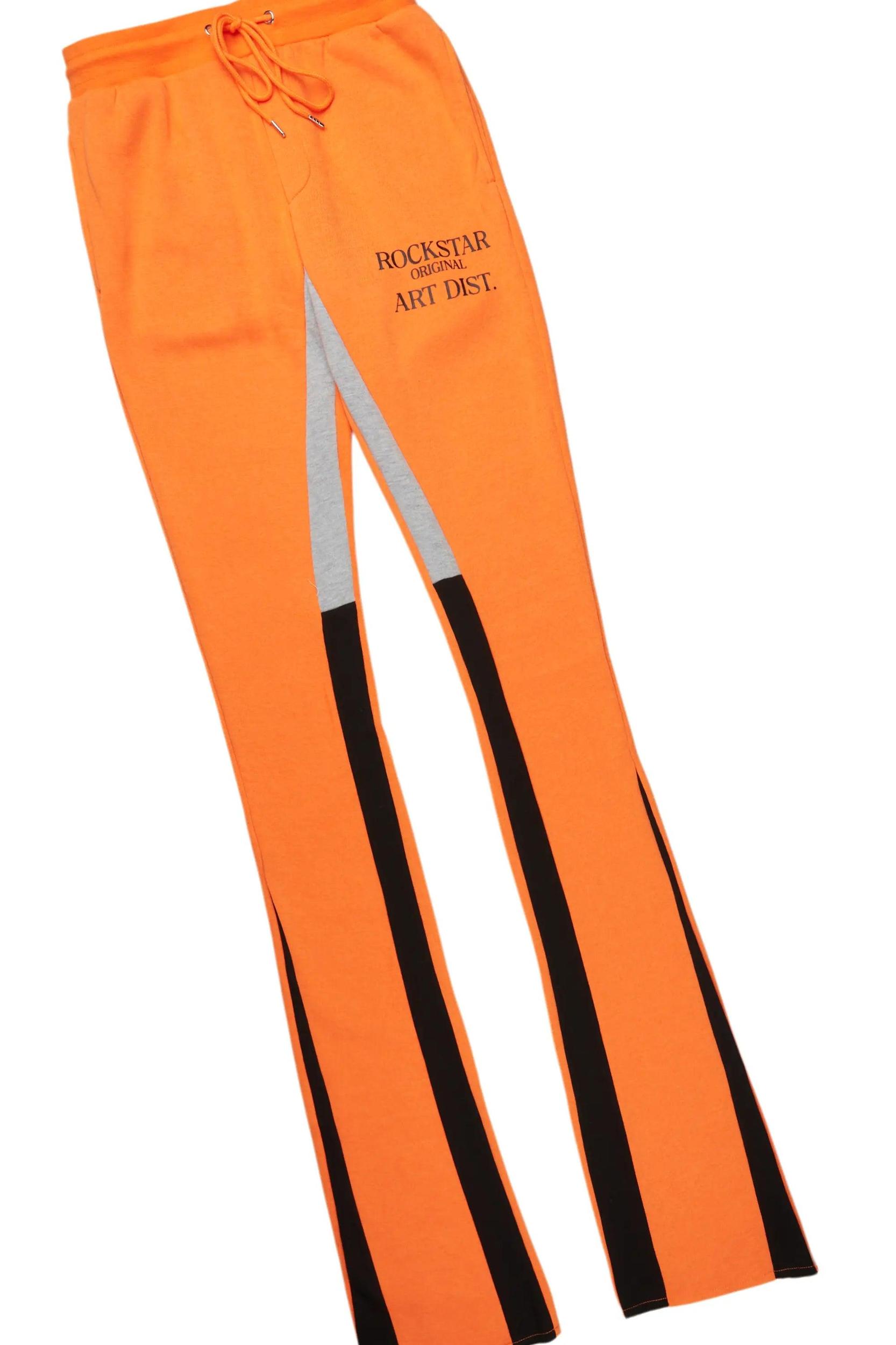 Briggs Orange Hoodie/Super Stacked Flare Track Set Male Product Image