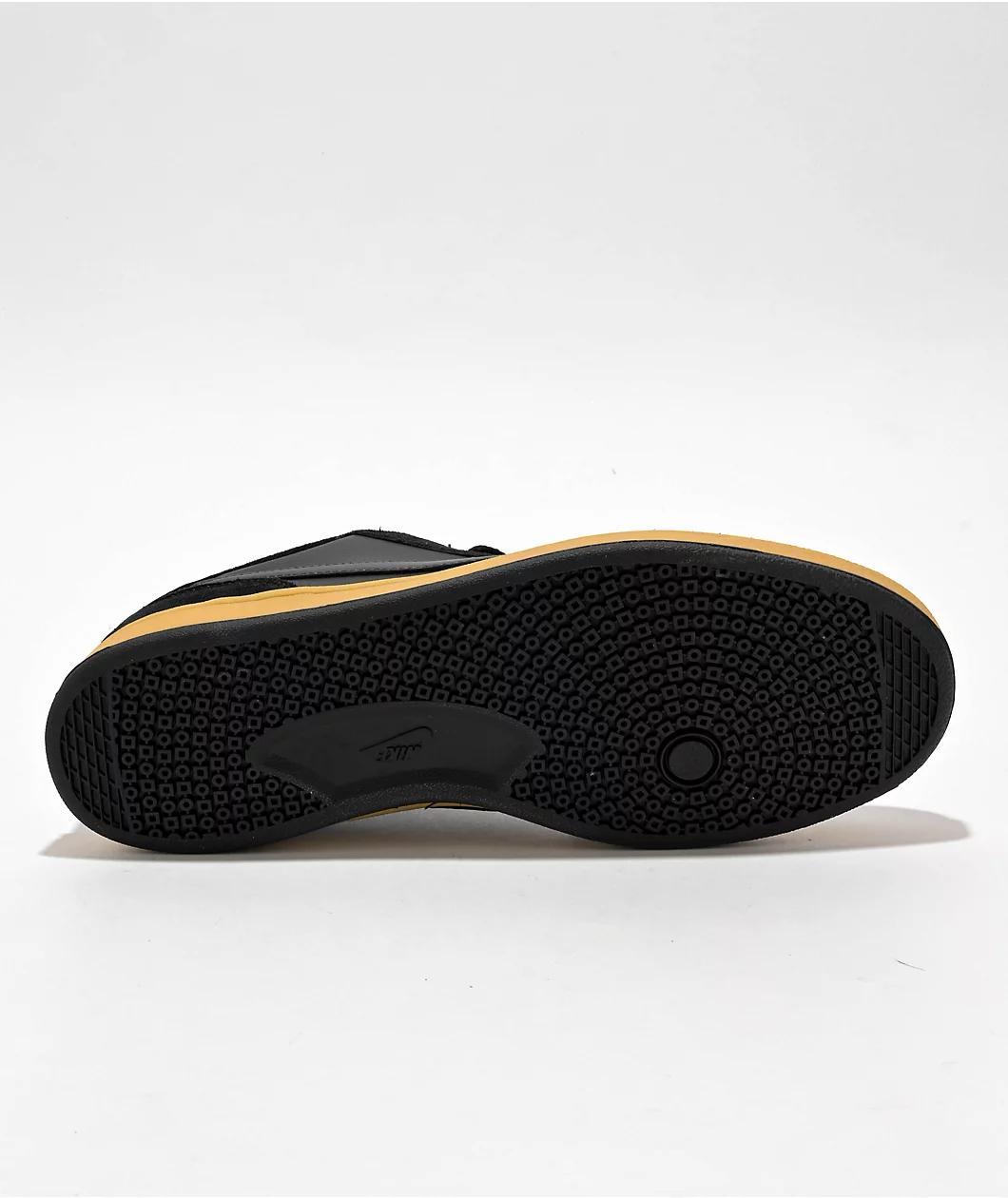 Nike SB FC Classic Black & Gum Skate Shoes Product Image