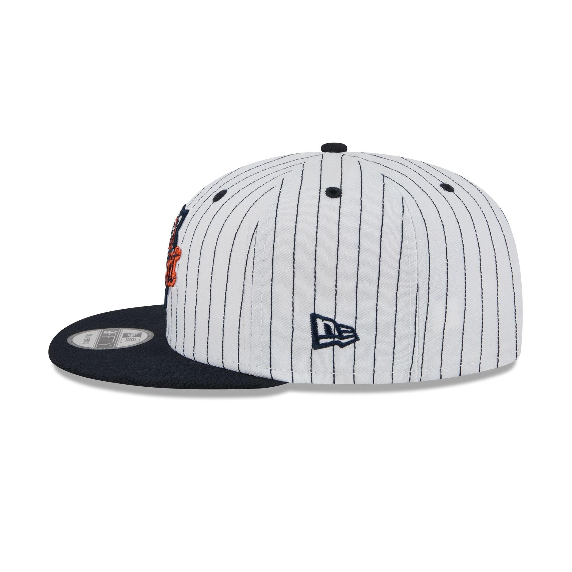 Detroit Tigers Deceptor Pinstripe 9FIFTY Snapback Hat Male Product Image