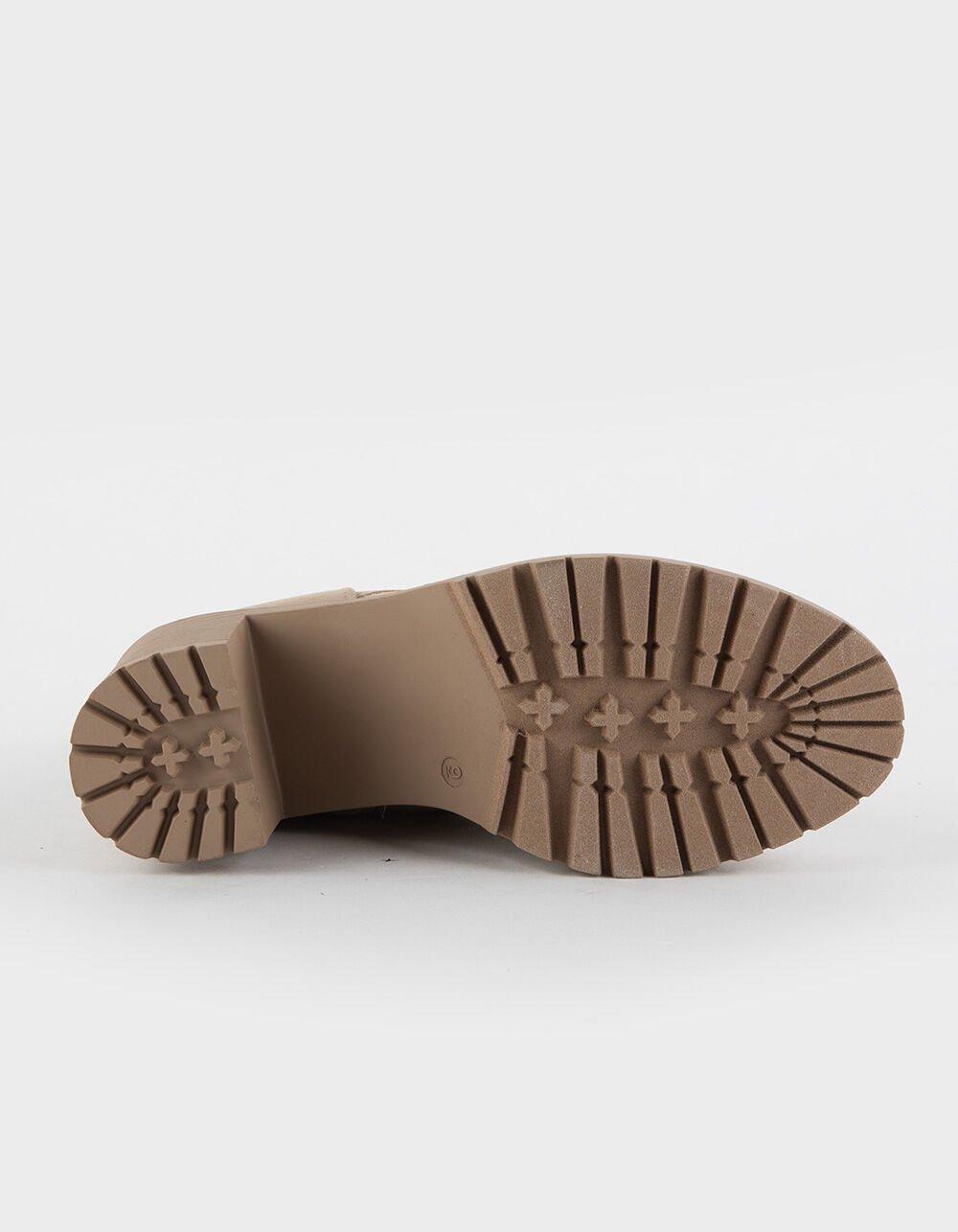 MIA Daryl Lace Up Heel Womens Boots - STONE Product Image