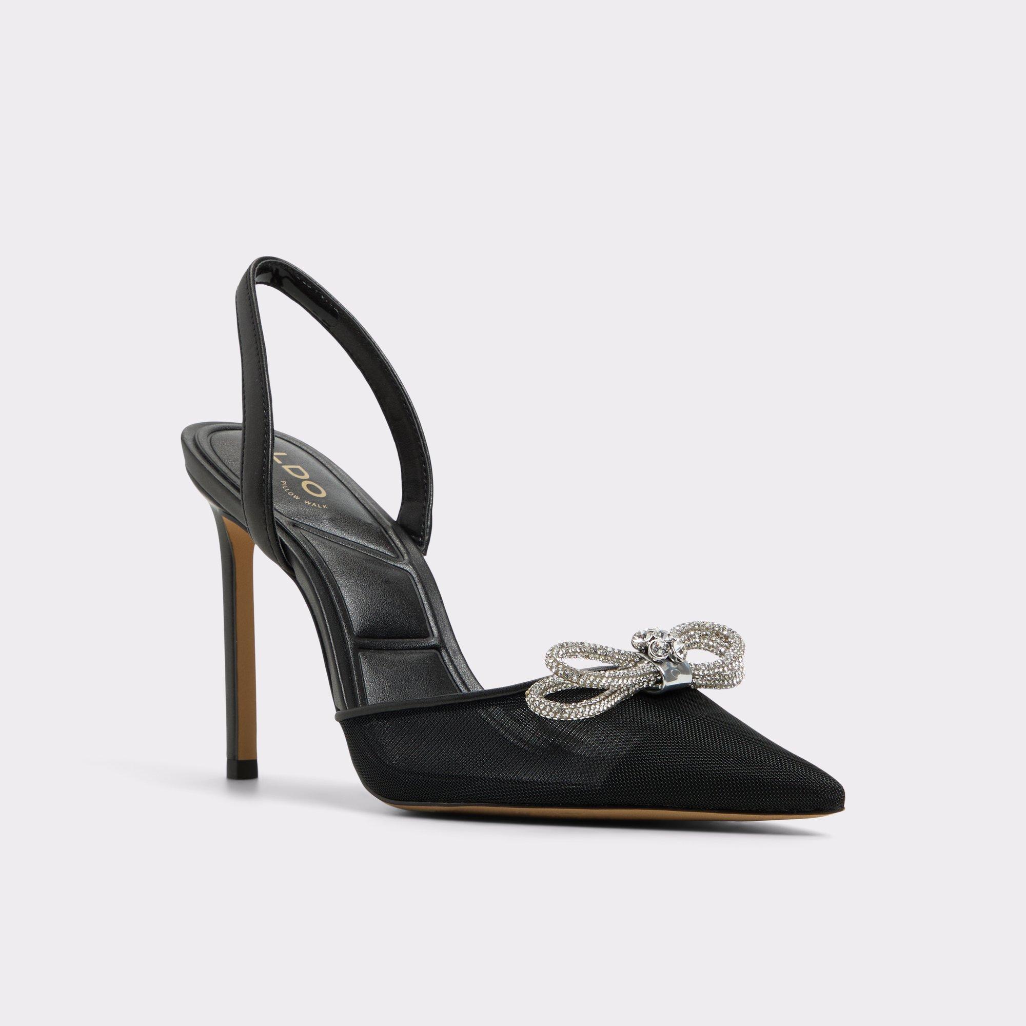 ALDO Addie - Women's Slingback Collection - Black, Size 10 Product Image