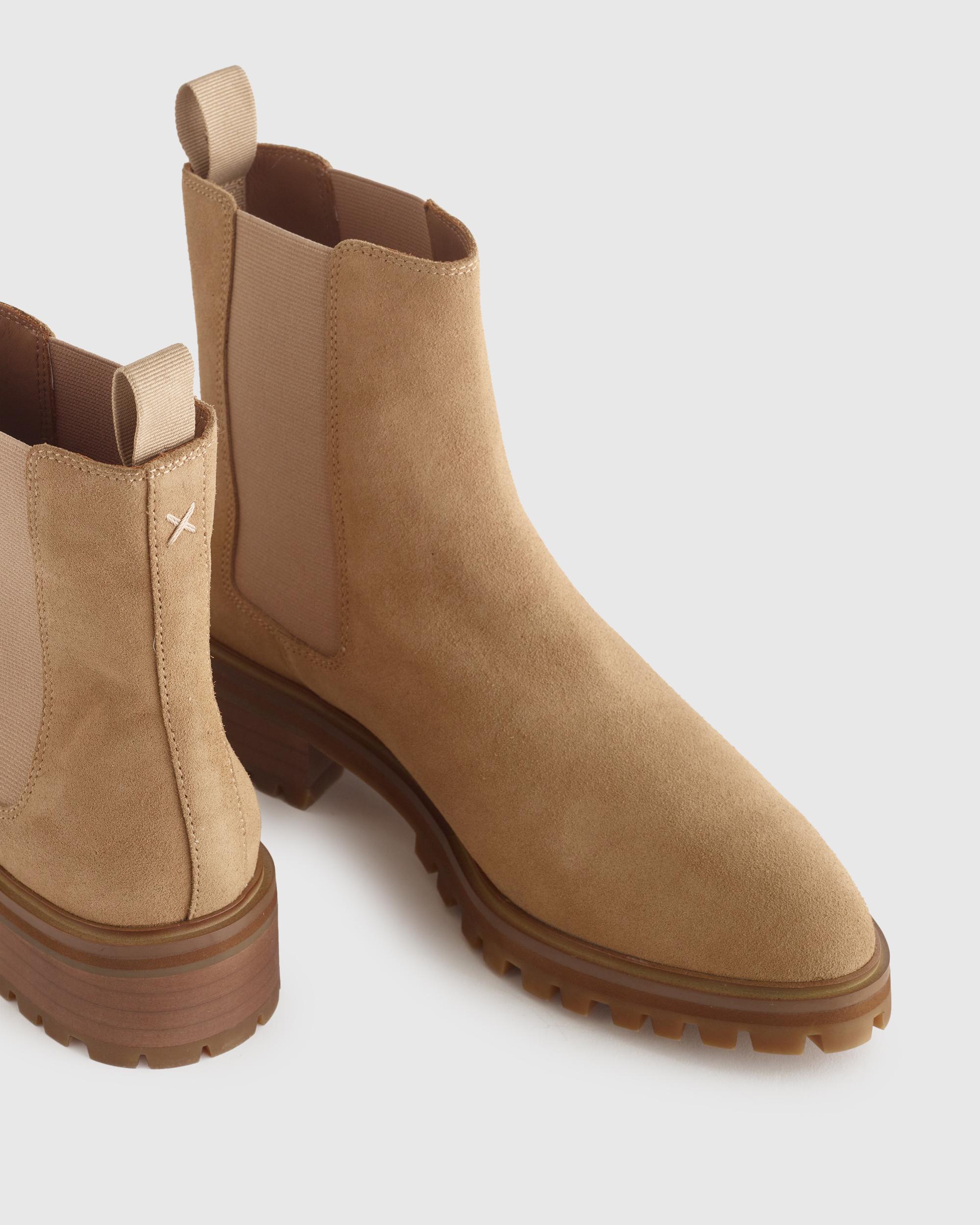 Quince | Women's Suede Chelsea Boot Suede Leather Product Image