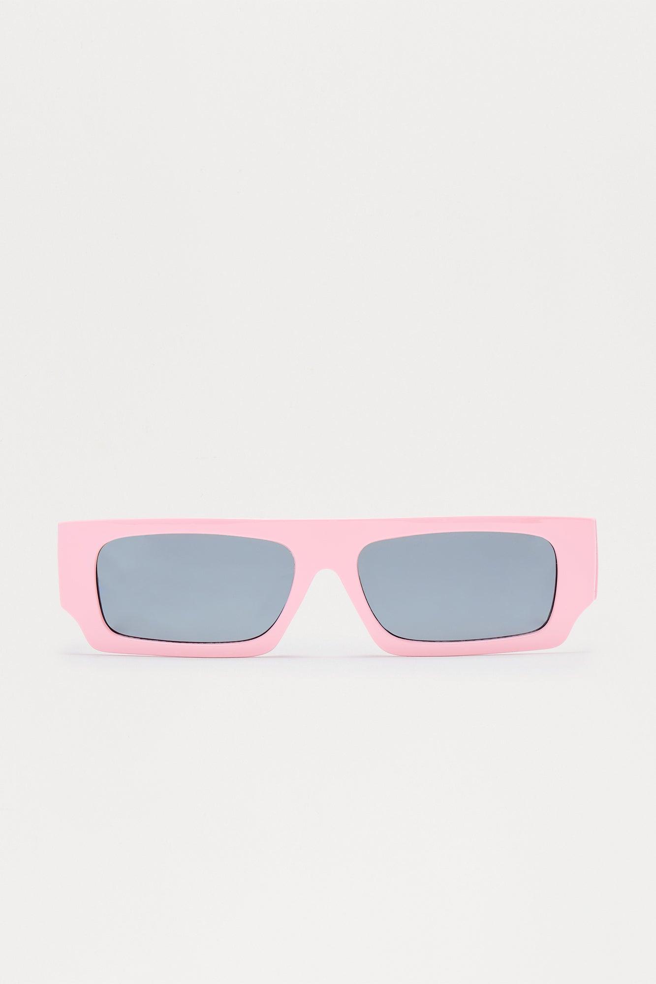 Flex Rectangle Sunglasses - Pink Product Image