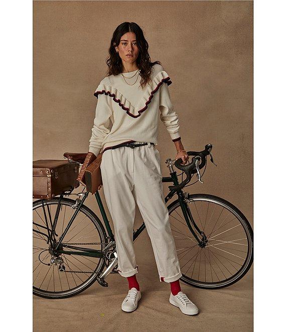 The Upside Columbia Boo Organic Cotton Frill Knit Top Product Image