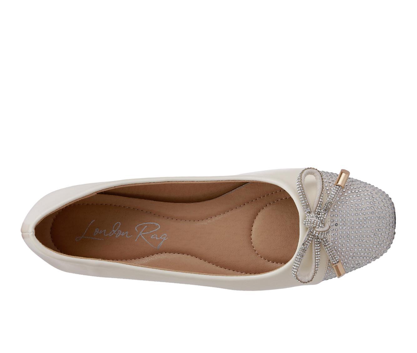 Women's London Rag Rhinestone Toe Cap Flats Product Image