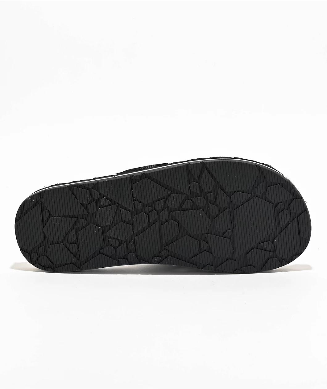 Volcom Recliner Black & White Sandals Product Image