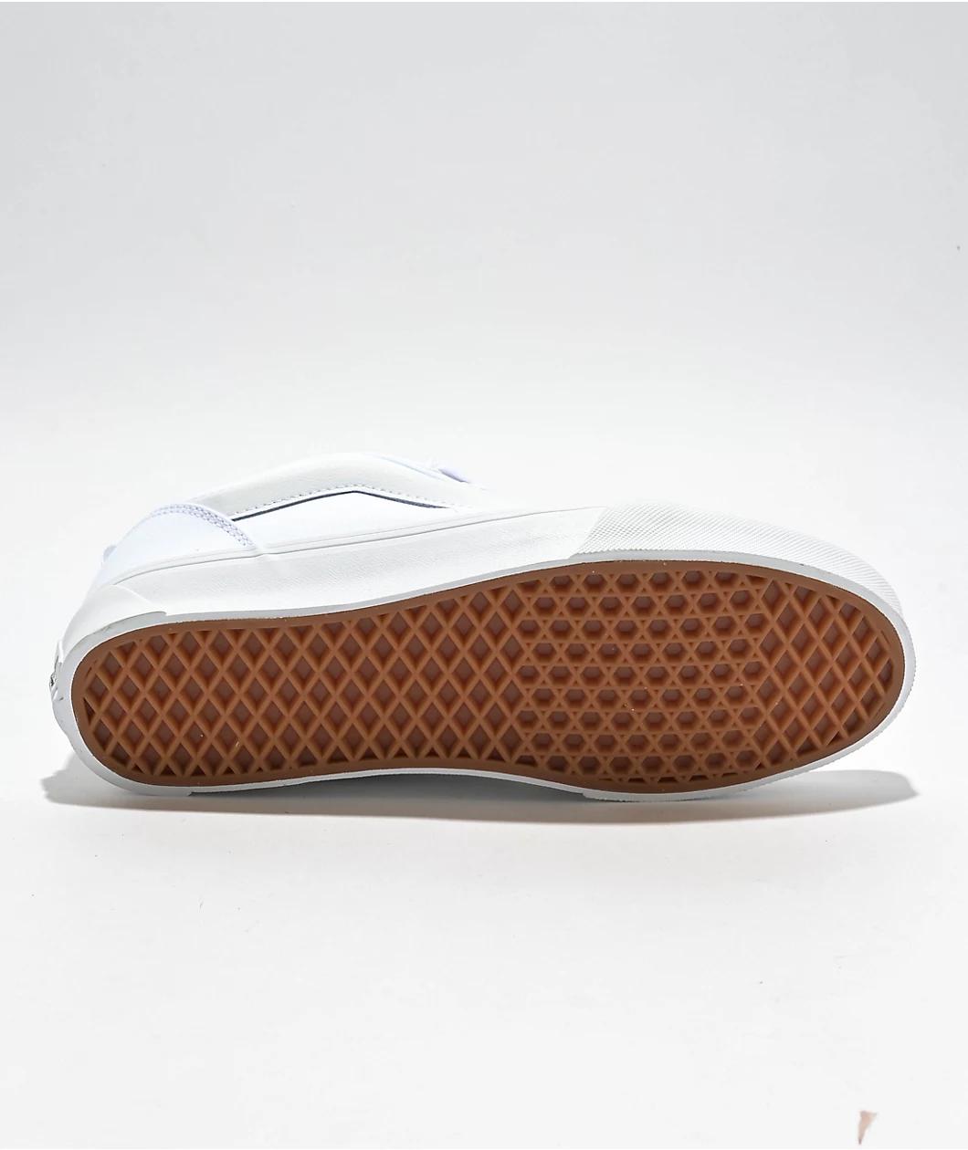 Vans Knu Skool True White Skate Shoes Product Image
