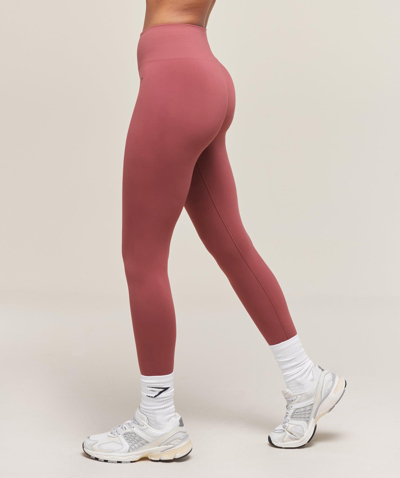 Gymshark Soft Sculpt Leggings - Washed Berry Pink Female Product Image