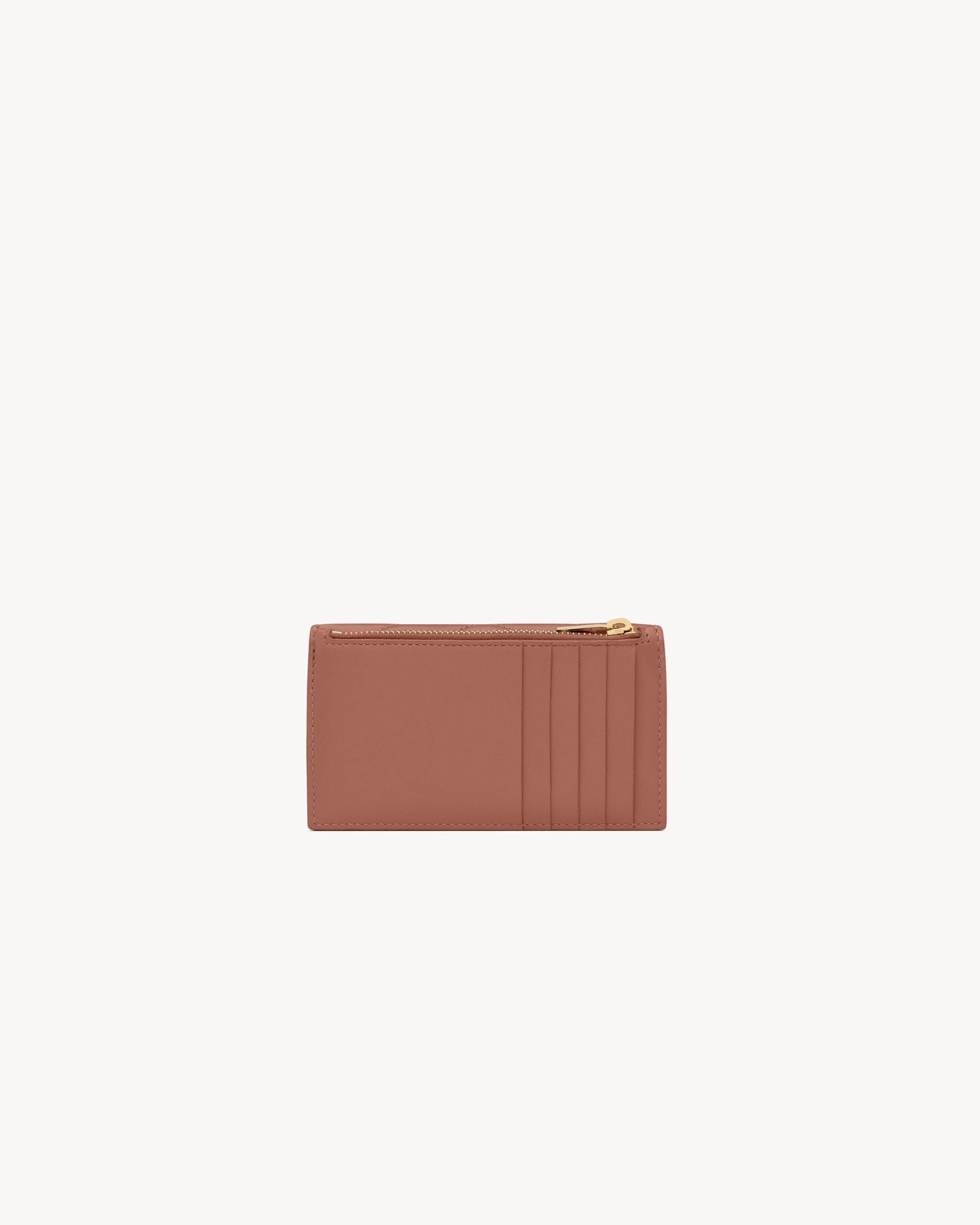 CASSANDRE FRAGMENTS flap card case in lambskin Product Image