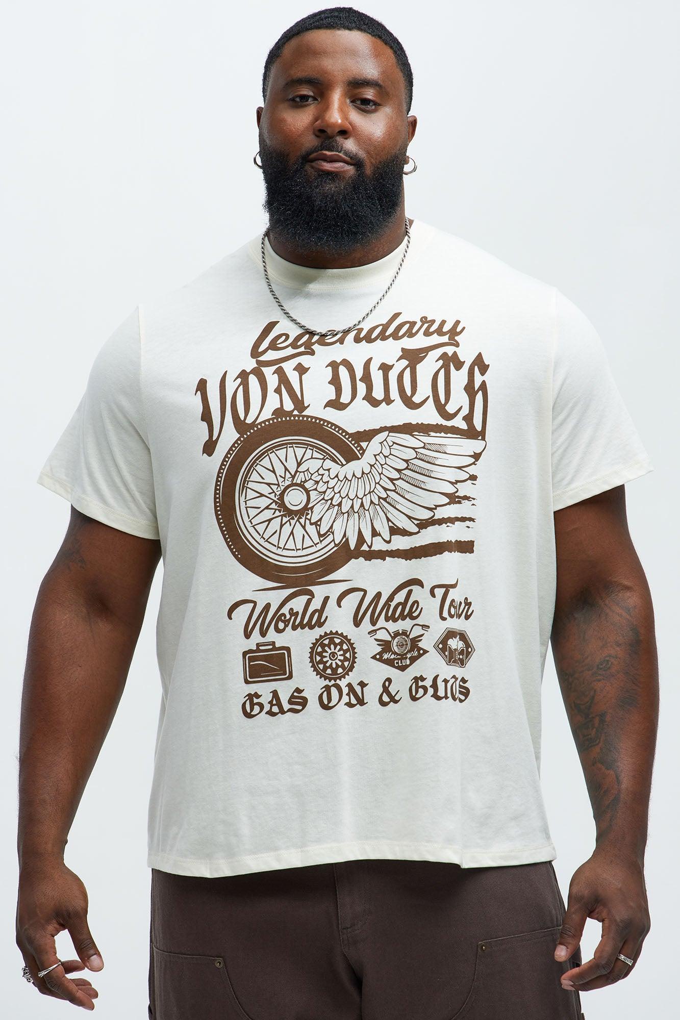 Von Dutch Legendary Short Sleeve Tee - Cream Product Image
