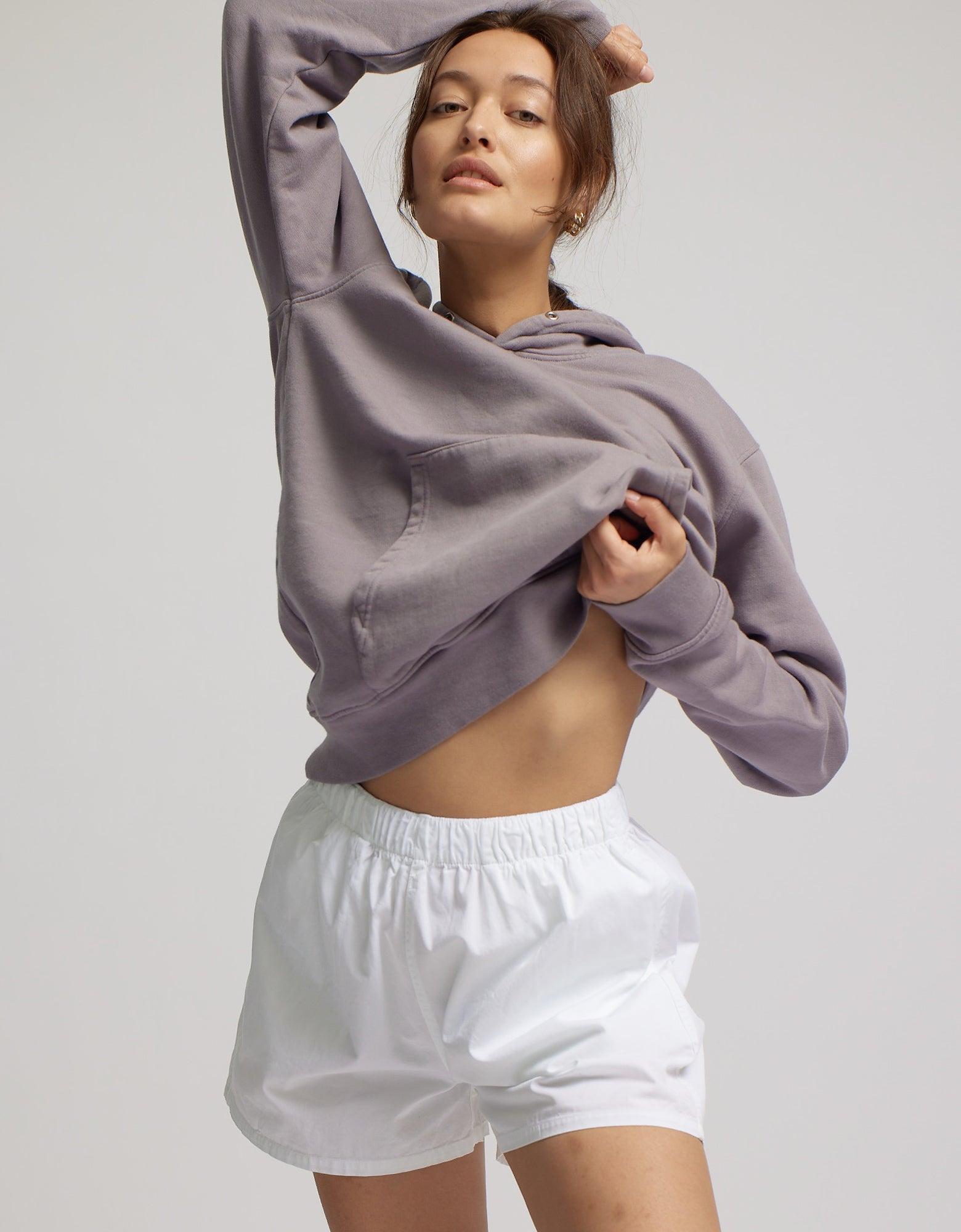 Women Organic Twill Shorts - Desert Khaki Product Image