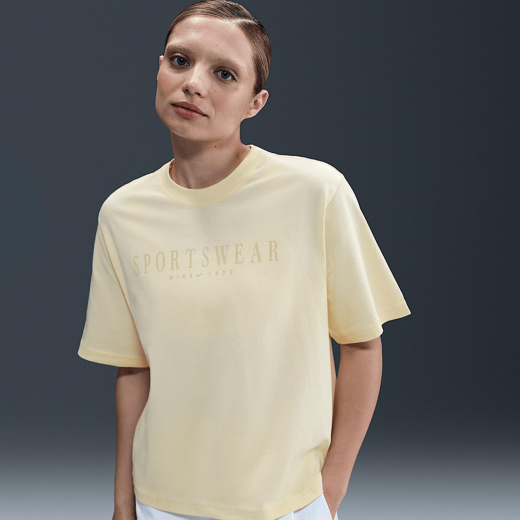 Womens Nike Sportswear Boxy T-Shirt | HV4653-104 Product Image