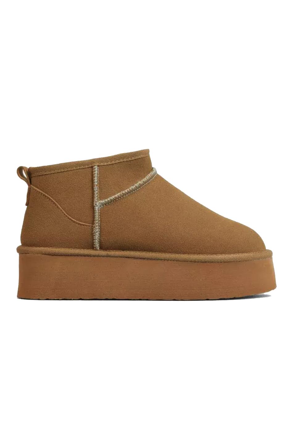 Jet Setter Platform Snug Boots Chestnut Product Image