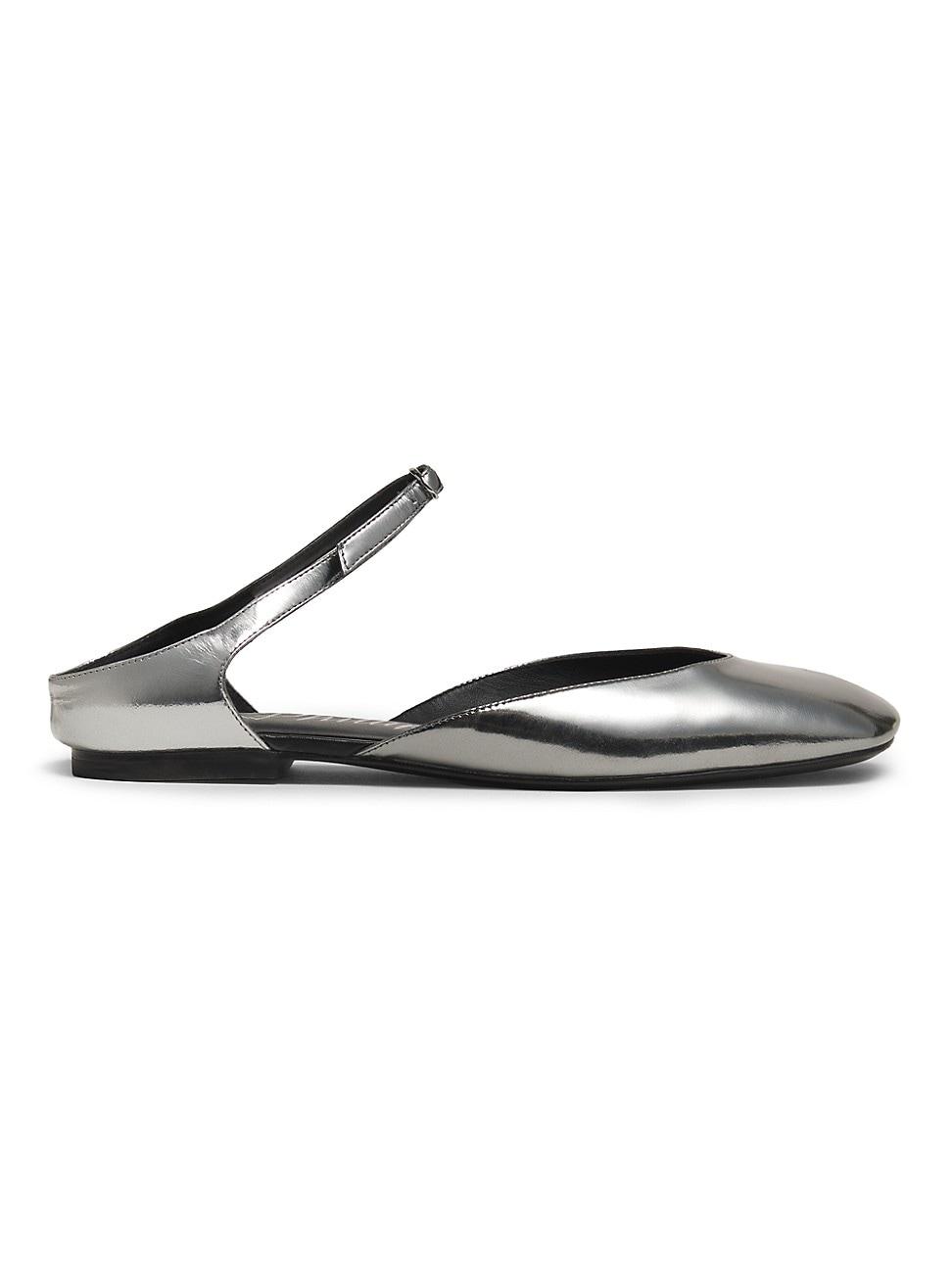 Womens ID Mary Jane Leather Flats Product Image