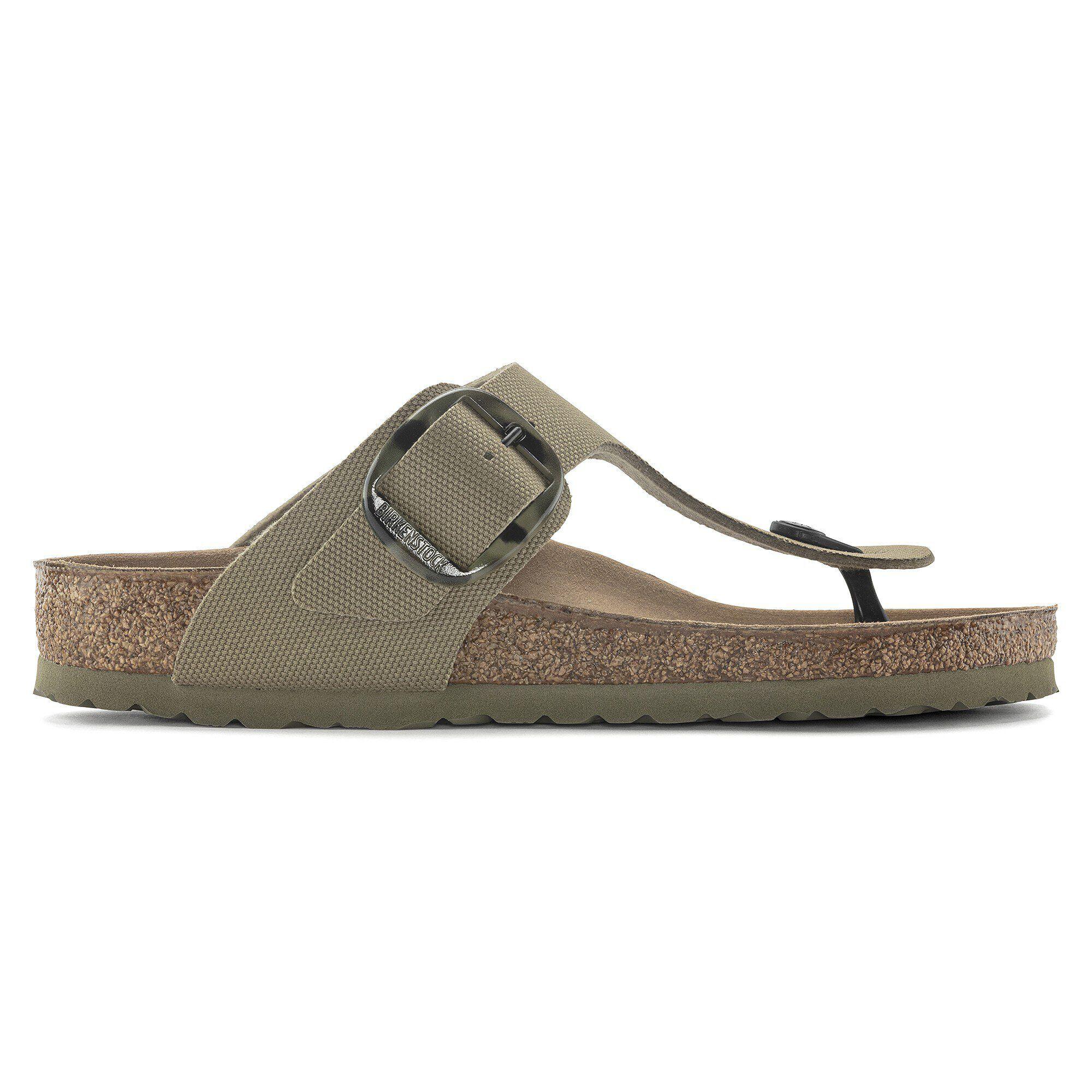 Gizeh Vegan Big Buckle Textile Faded Khaki Product Image