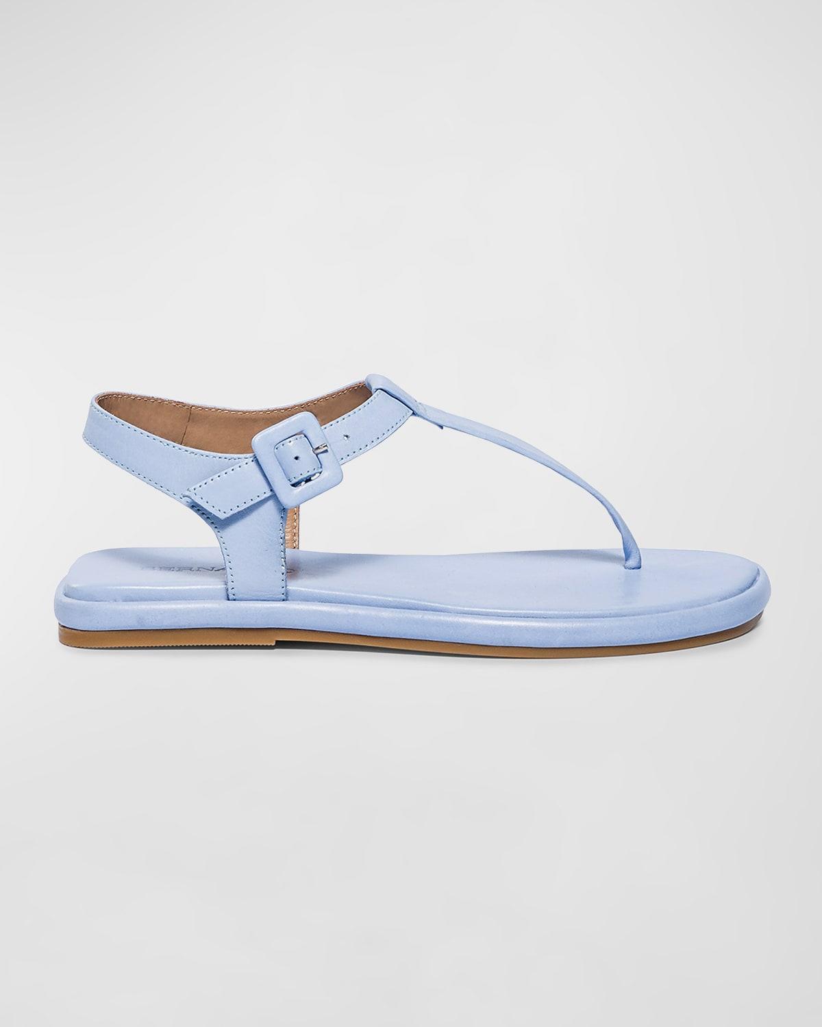 Womens Tucson Leather T-Strap Sandals Product Image