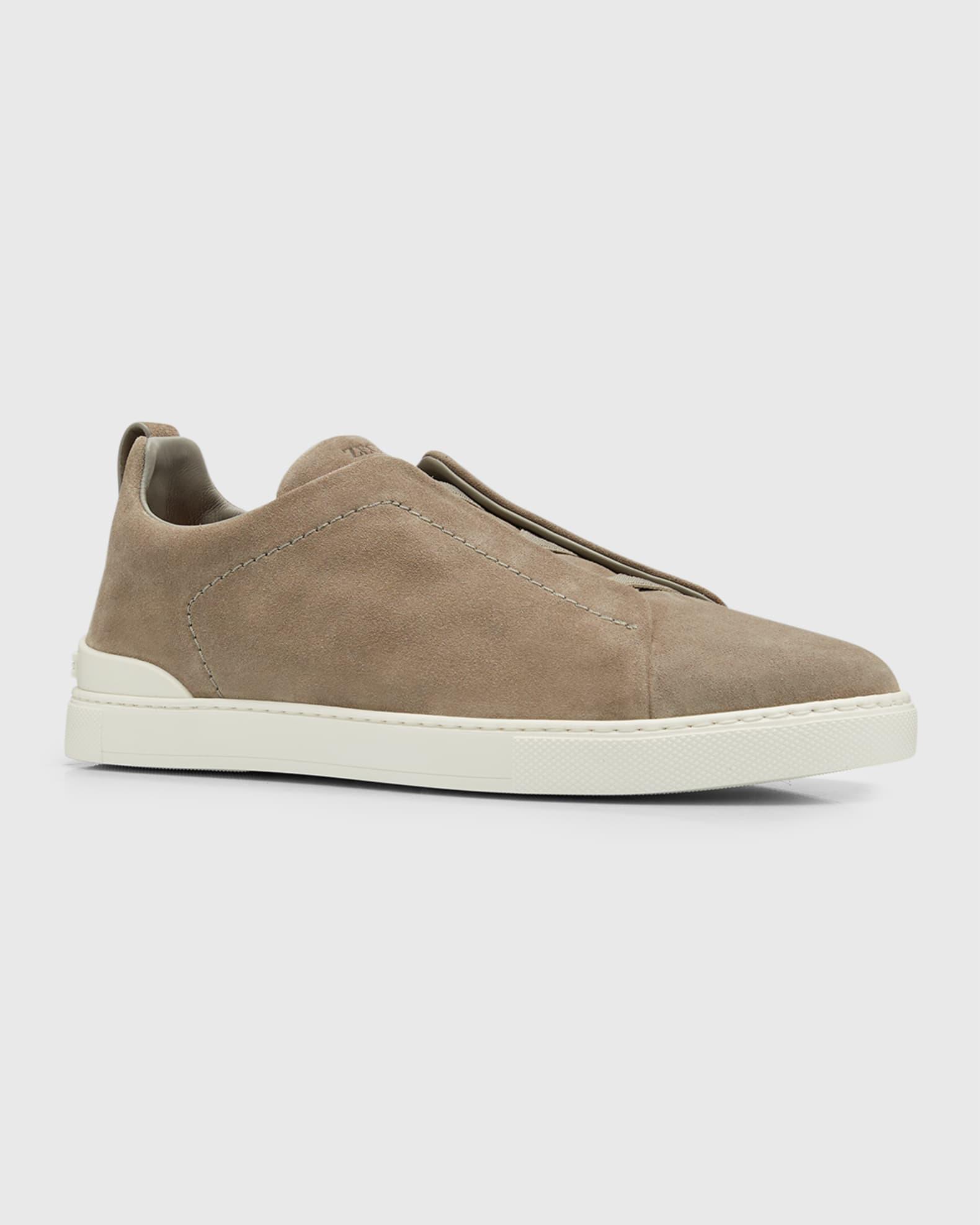 Men's Triple Stitch™ Slip-On Suede Low-Top Sneakers Product Image