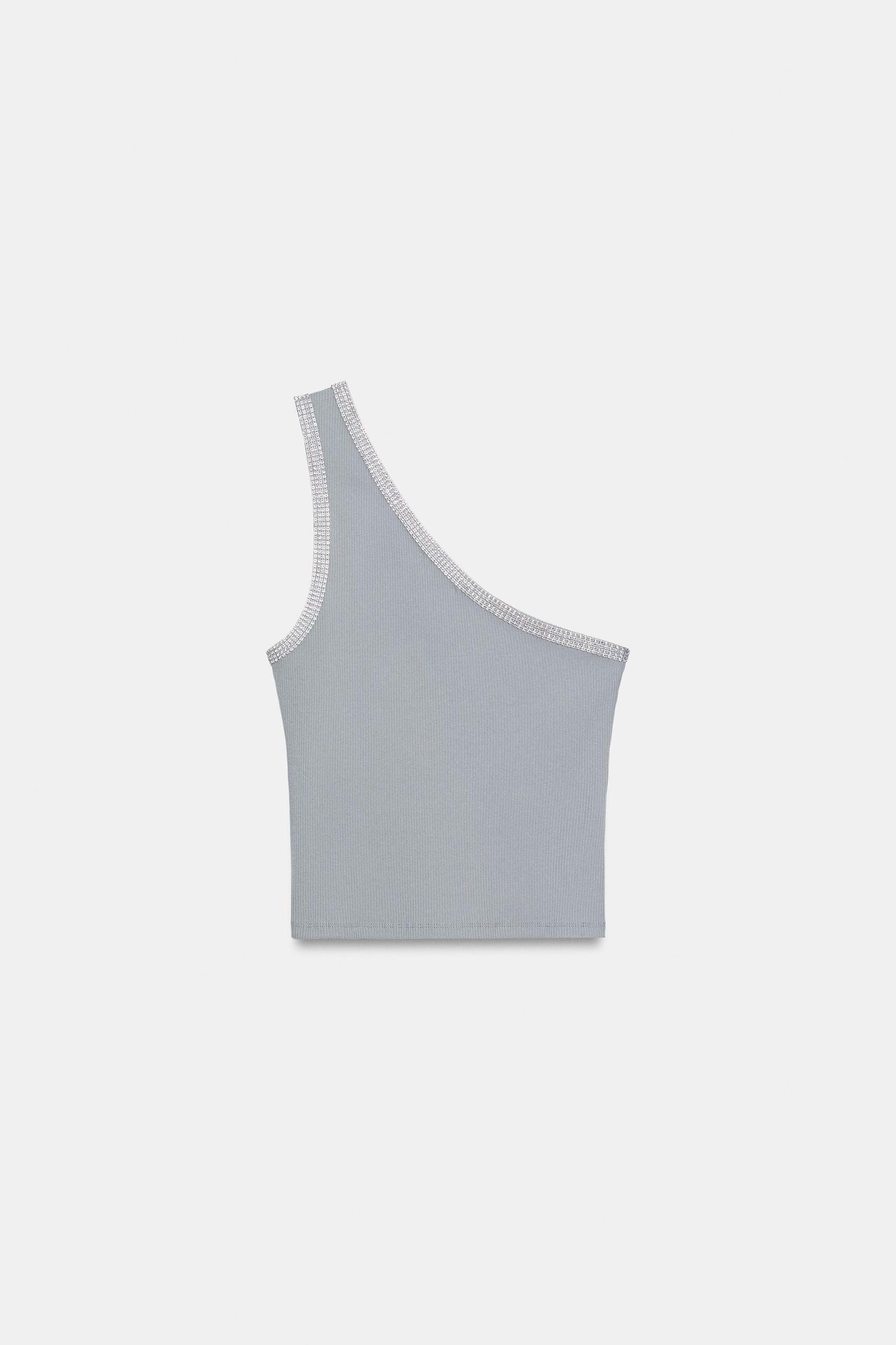 ASYMMETRIC SPARKLY TOP Product Image