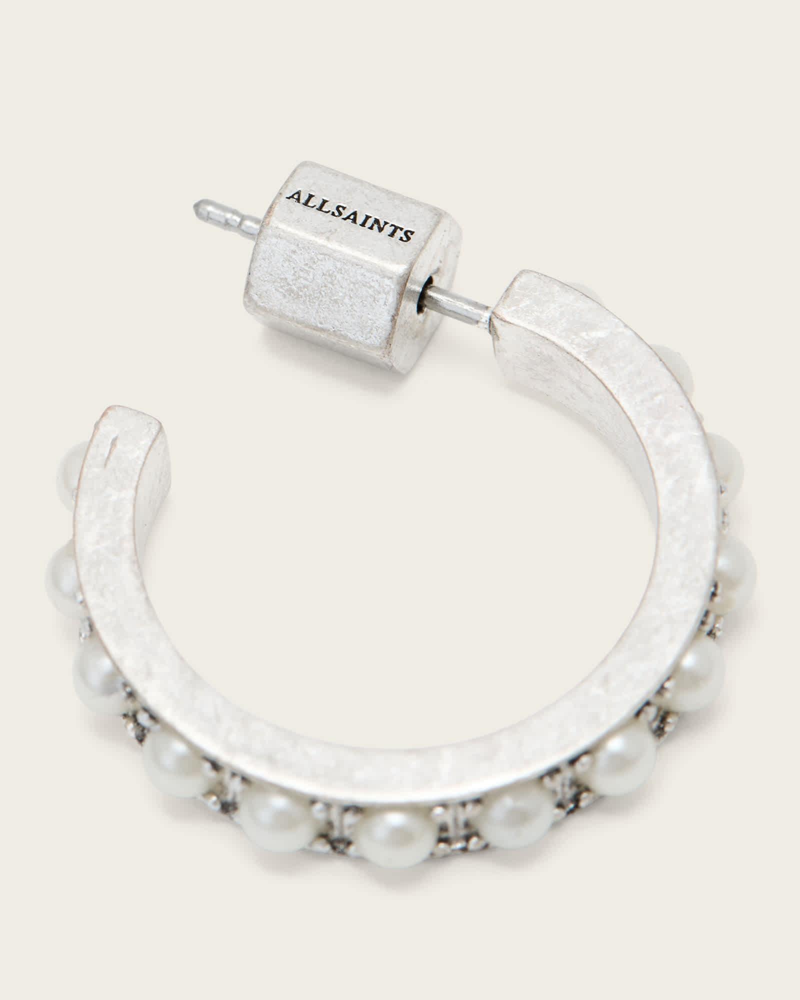 Janna Bangle WARM SILVER | ALLSAINTS US Product Image