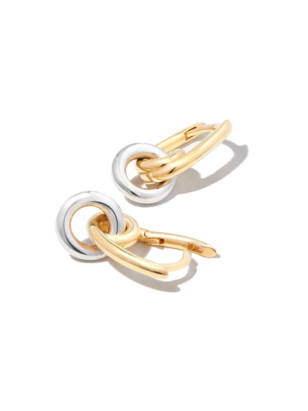 Loop Drop hoop earrings Product Image