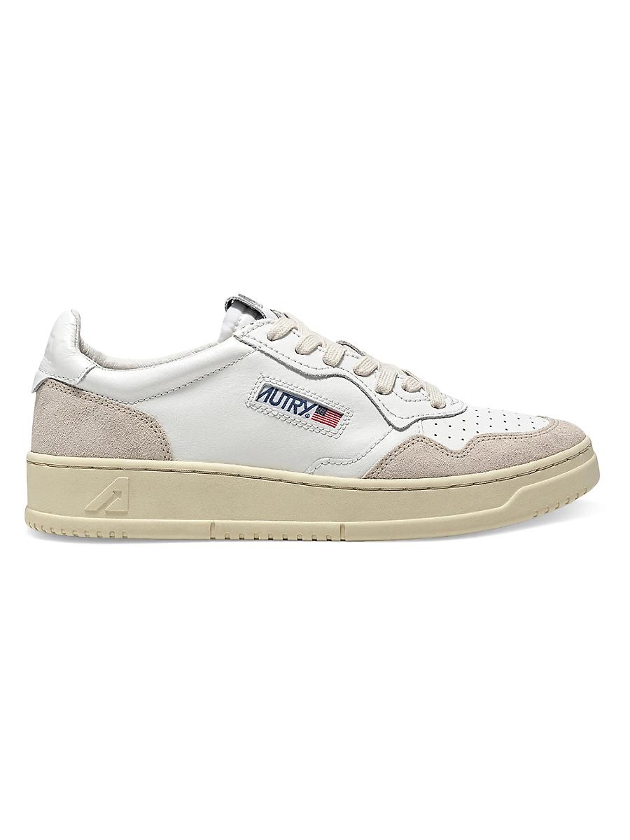 Womens Medalist Leather & Suede Low-Top Sneakers Product Image