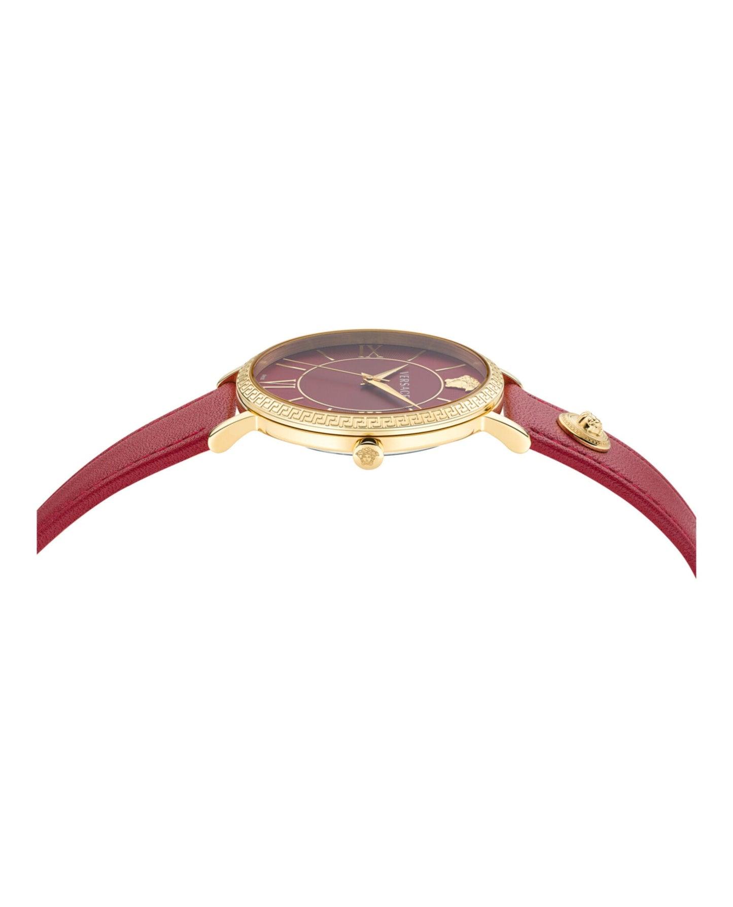 Versace V-Eternal Leather Watch Product Image