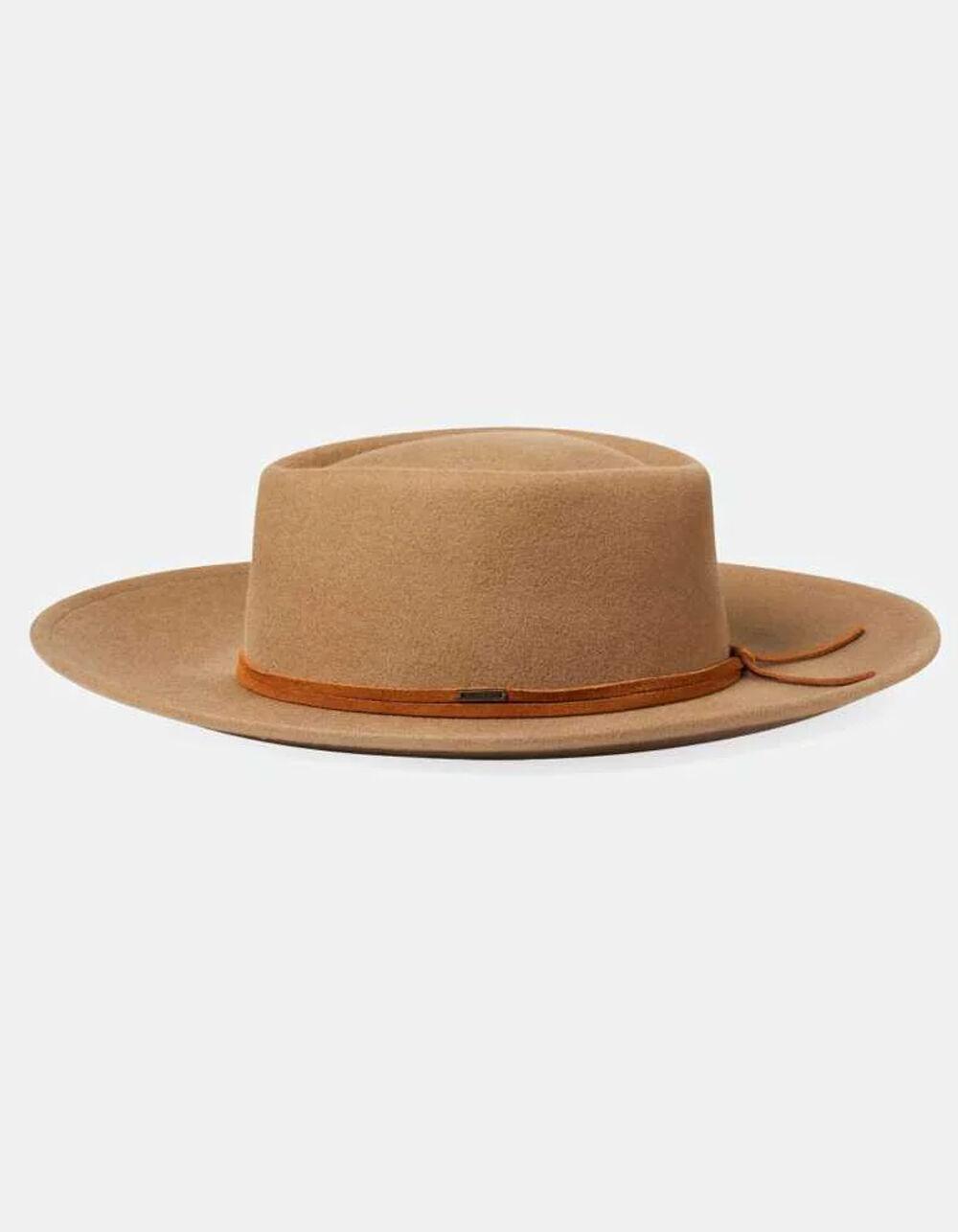 BRIXTON Brenton Convertabrim Womens Fedora - BROWN Product Image
