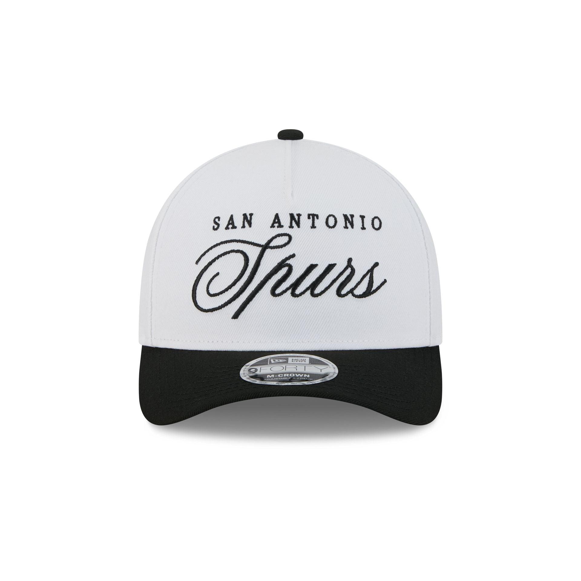 San Antonio Spurs 2025 Draft 9FORTY M-Crown A-Frame Snapback Hat Male Product Image
