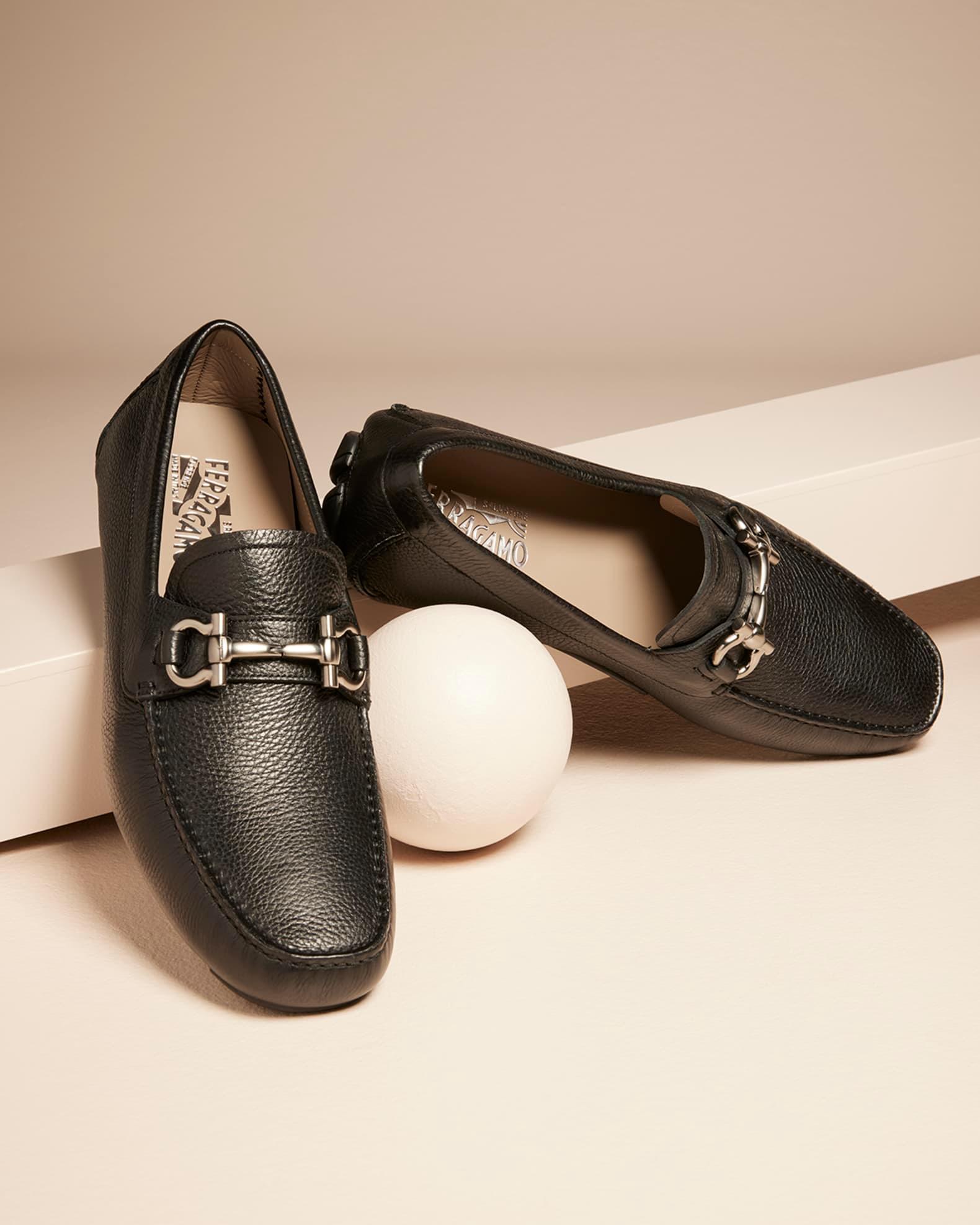 Men's Parigi Gancini Leather Drivers Product Image