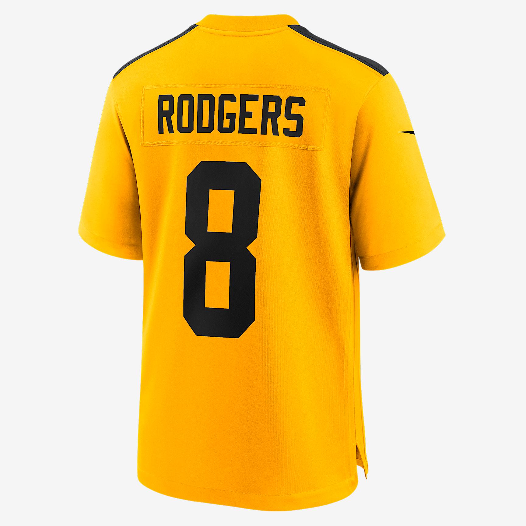 Aaron Rodgers Pittsburgh Steelers Nike Mens NFL Game Jersey | 67NM0F5S7LF-SAC Product Image