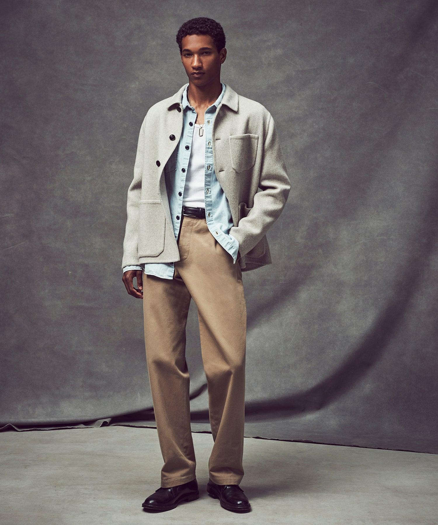 Italian Cashmere Chore Coat Product Image