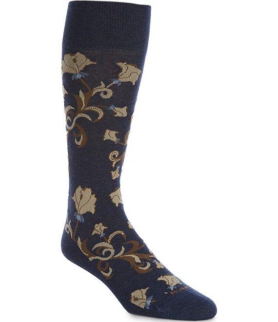 Murano Floral Pattern Crew Length Socks Product Image