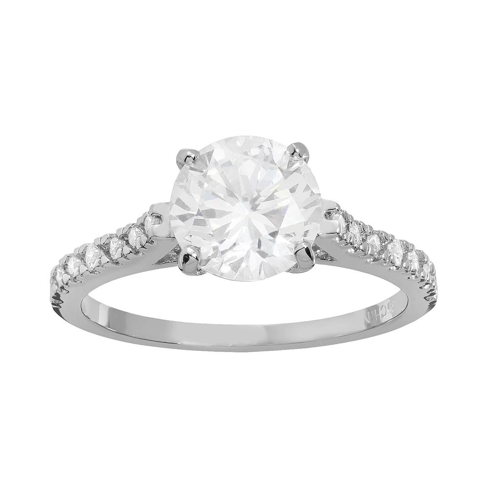 Sophie Miller Cubic Zirconia Sterling Silver Ring, Women's,  Product Image