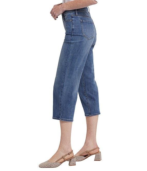 NYDJ Petite Size Joni Lift Tuck® Technology High-Rise Relaxed Capri Jeans Product Image