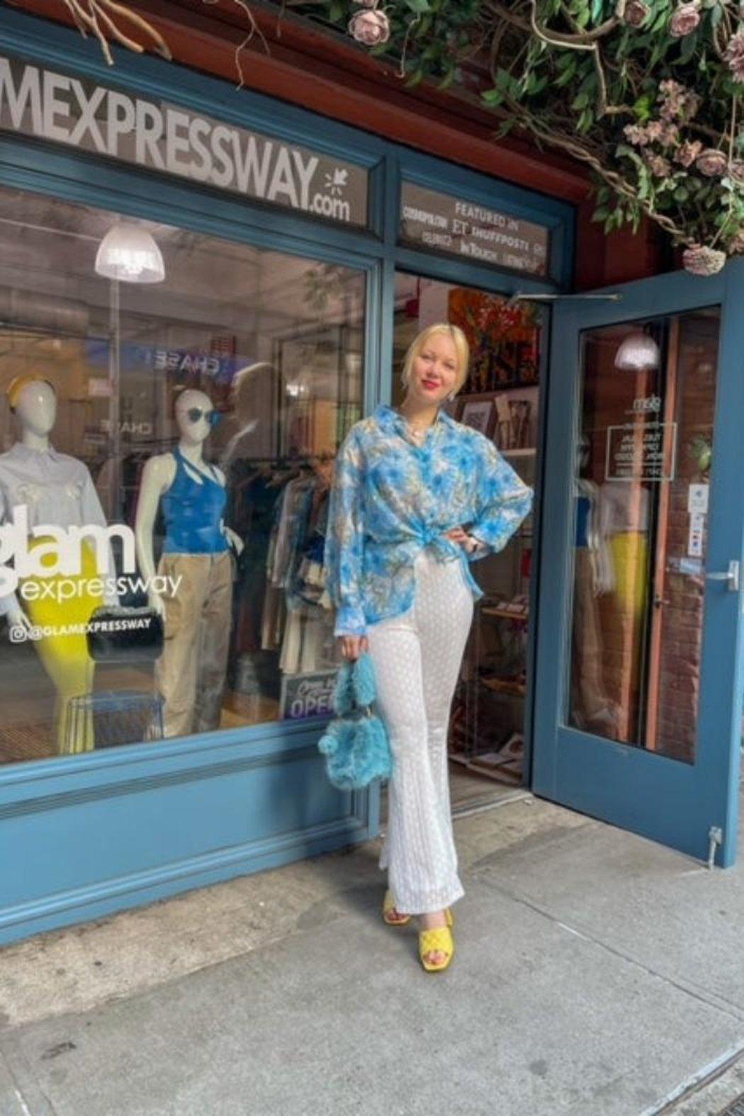 White Lace Pants Product Image