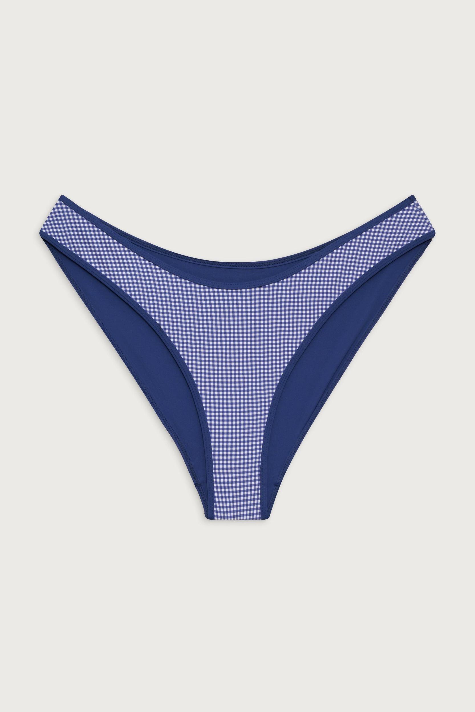Catalina Full Coverage Bikini Bottom - Sailor Gingham Product Image