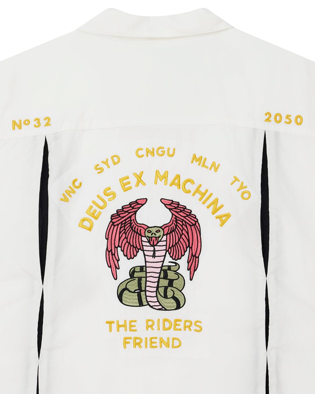 Hisssterical Bowling Shirt - Vintage White Product Image