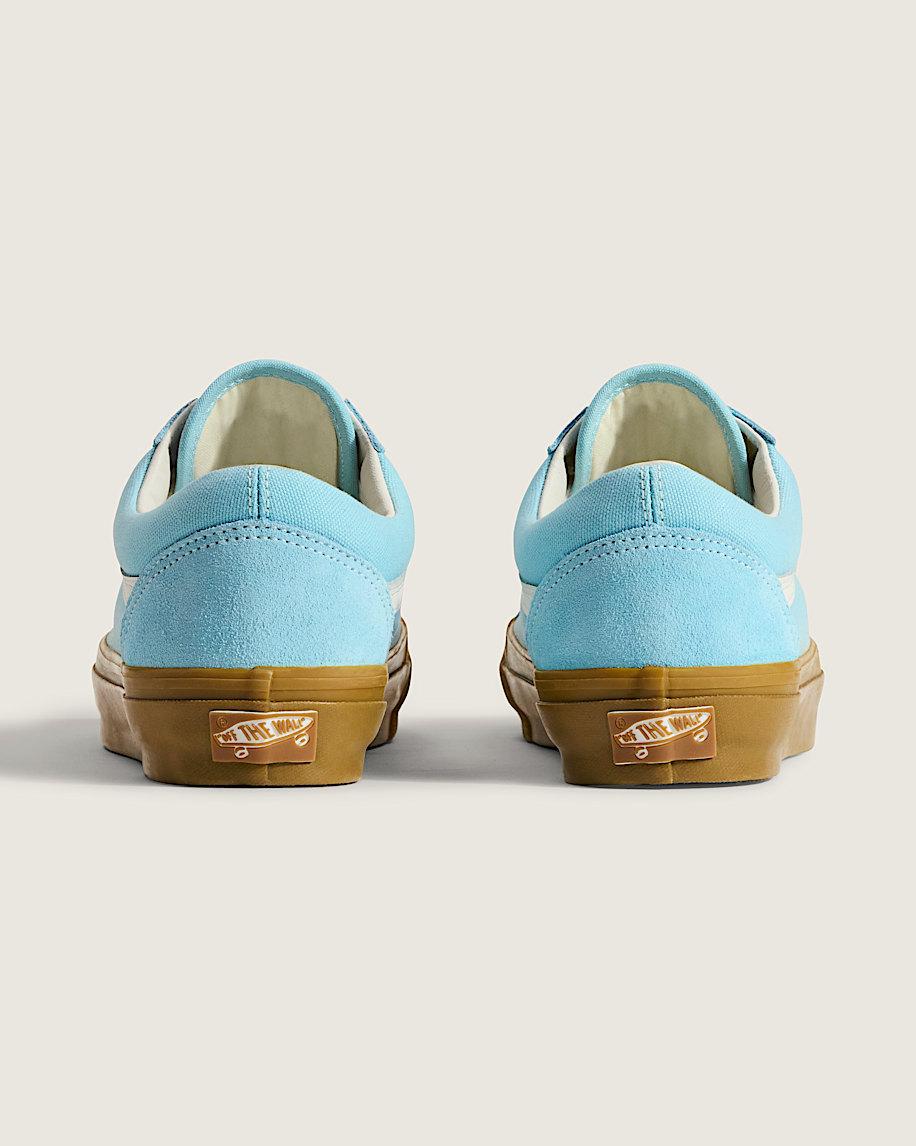Premium Old Skool Gum Shoe in Crystal Blue / Gum| Vans US Product Image