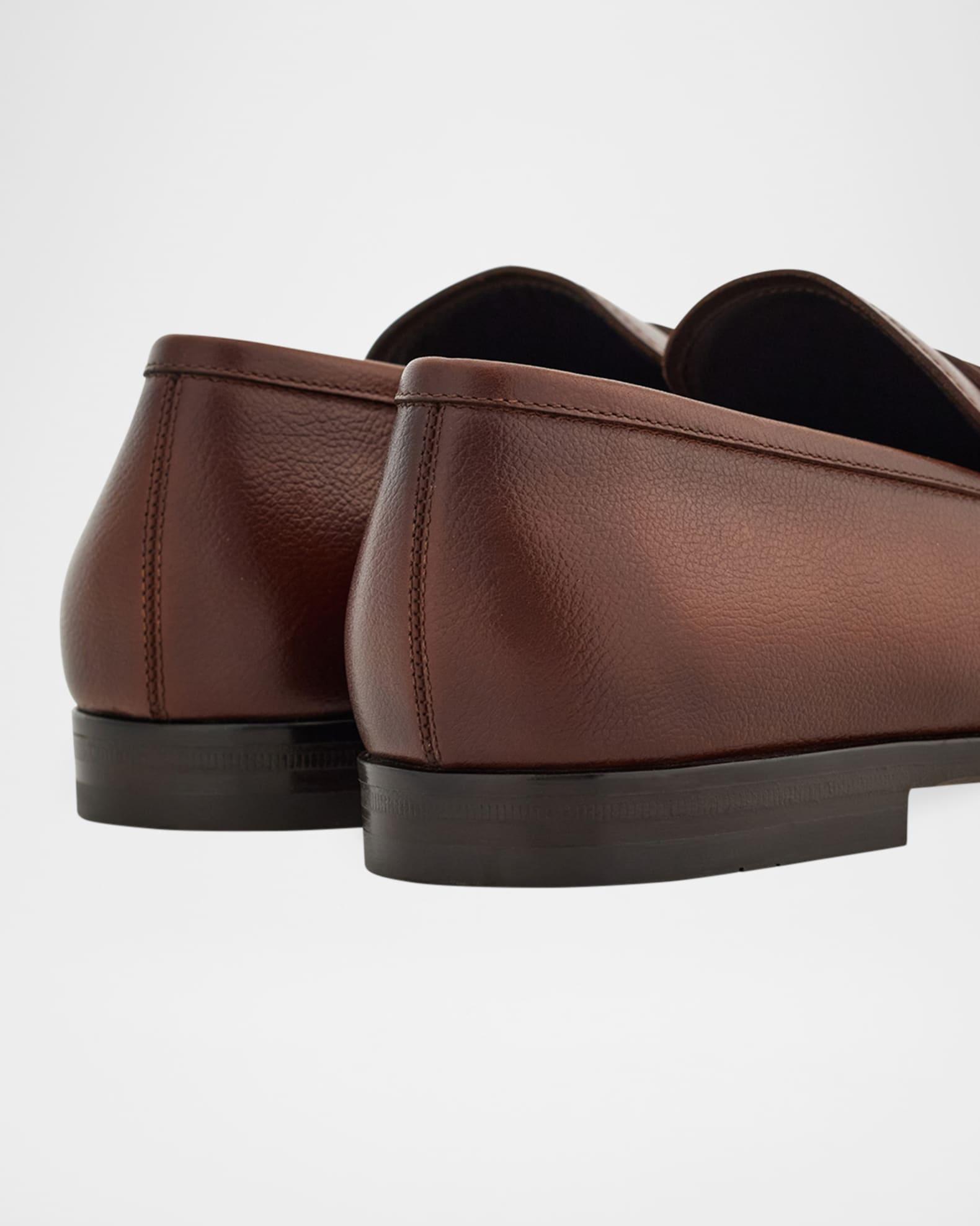 Men's Florio Gancio Leather Loafers Product Image