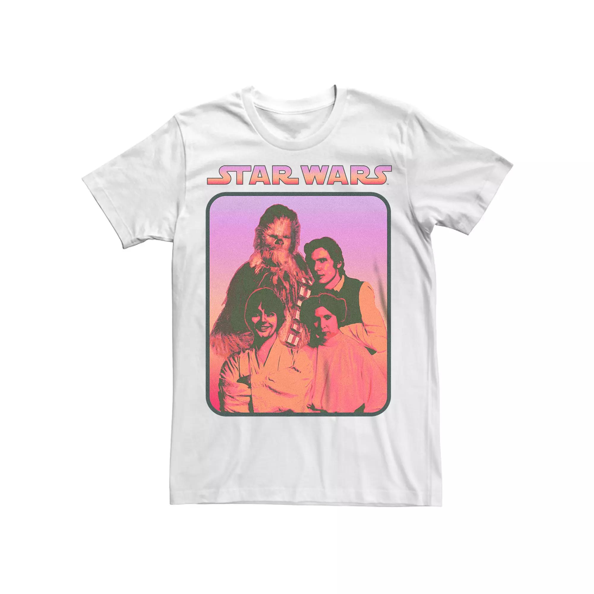 Men's Star Wars Family Frame Retro Photo Graphic Tee,  Product Image