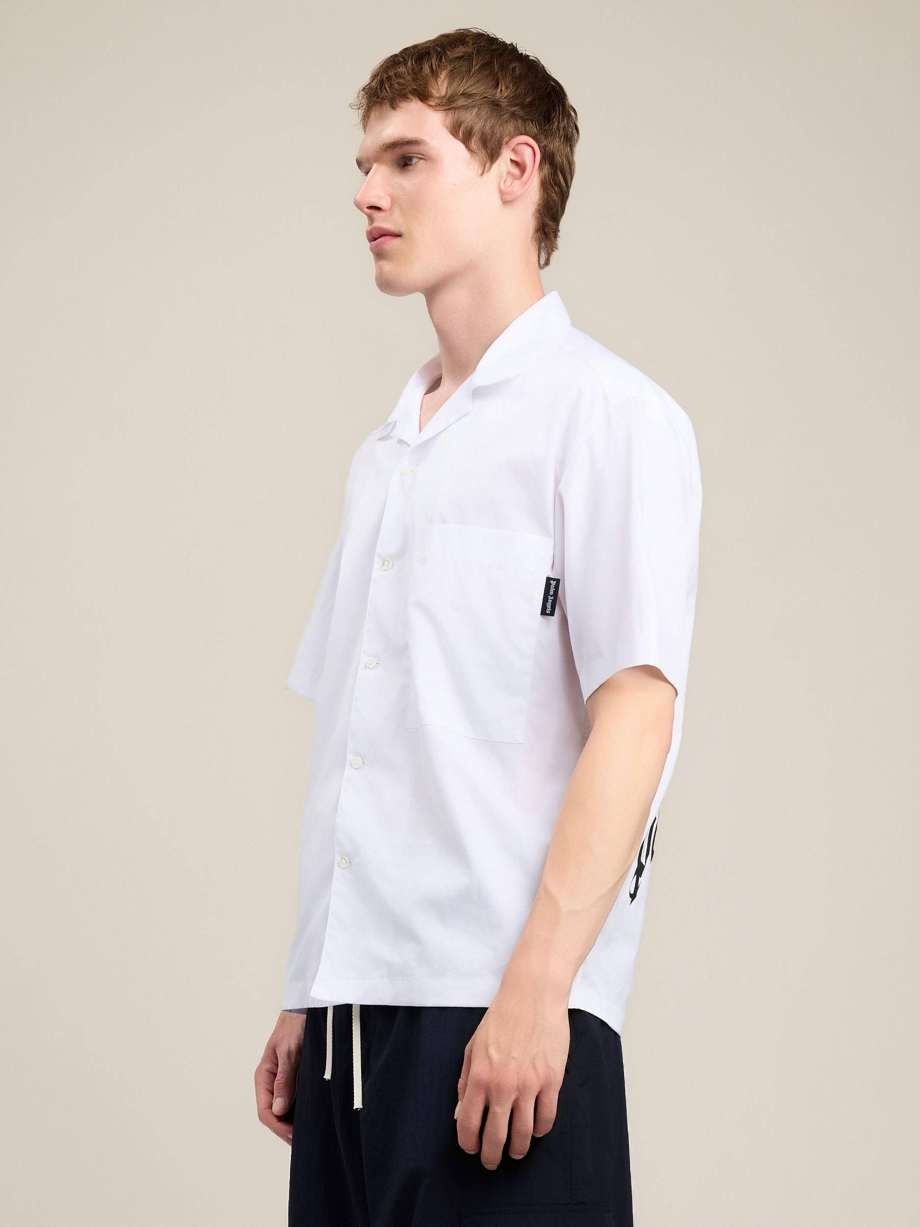 Back Curved Logo Bowling Shirt Product Image