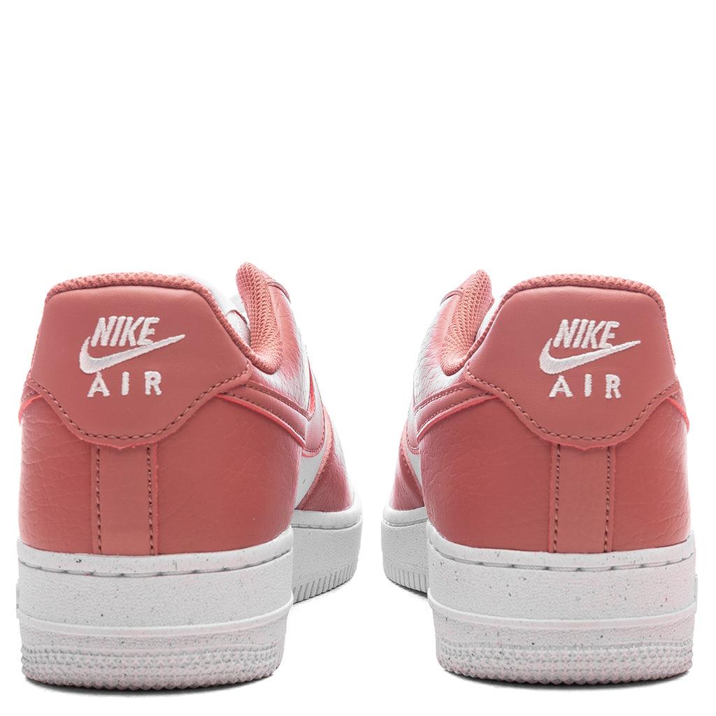 Women's Air Force 1 '07 Next Nature - White/Canyon Pink/Metallic Silver Female Product Image