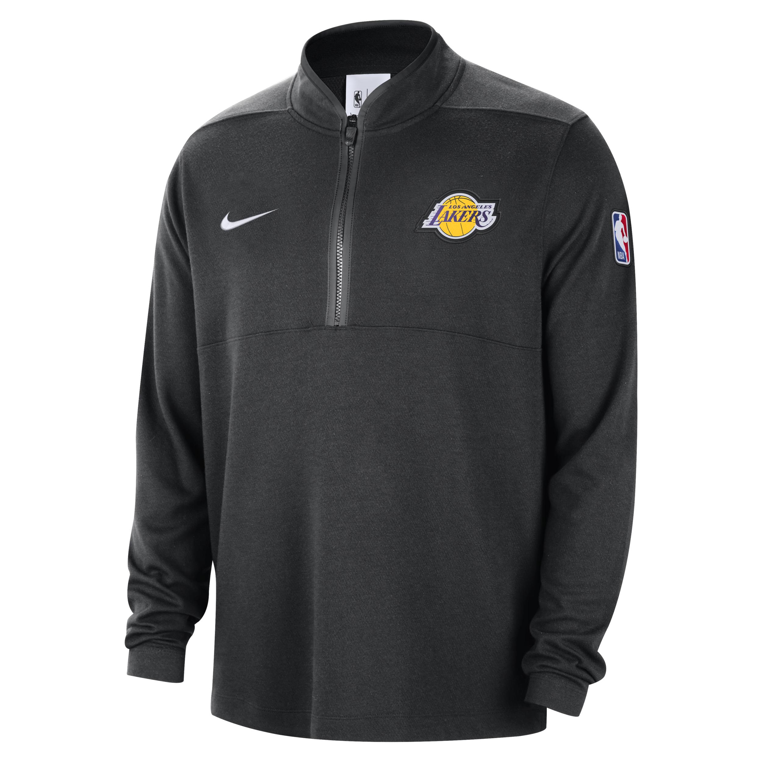 Los Angeles Lakers City Edition Men's Nike Dri-FIT NBA 1/2-Zip Long-Sleeve Top Product Image