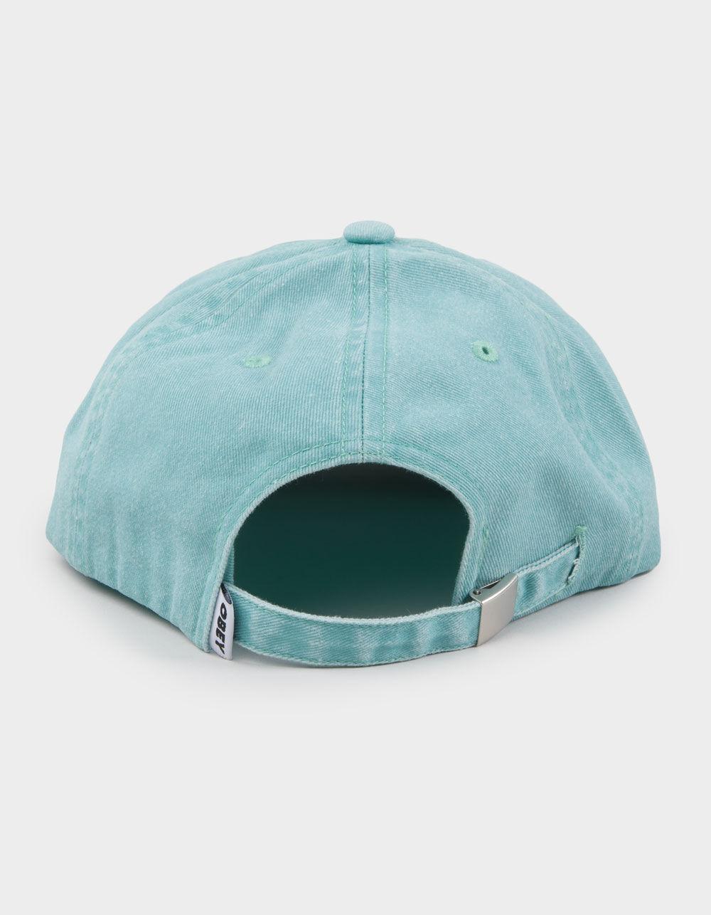 OBEY Half Icon Pigment 5 Panel Strapback Hat - AQUA Product Image
