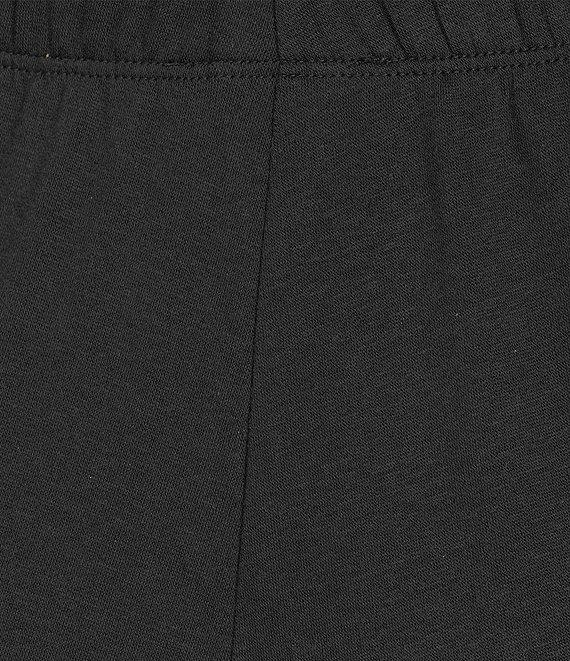 Eileen Fisher Brushed Terry Elastic Waist Straight Side Vent Pants Product Image