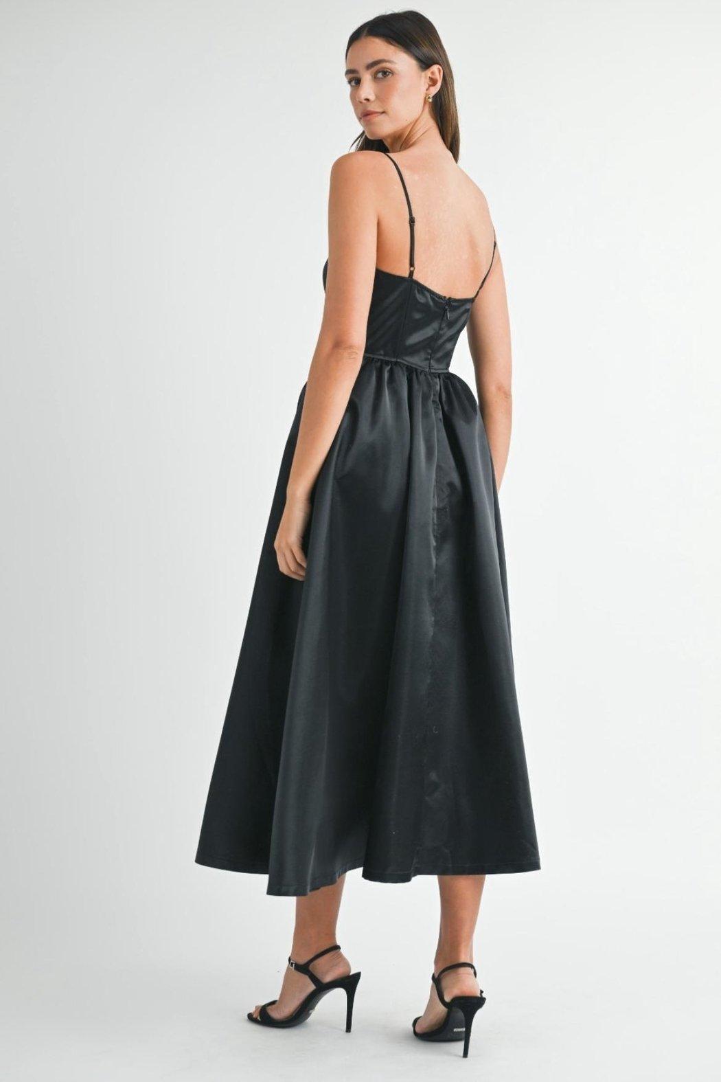 Taffeta Bustier Dress Product Image