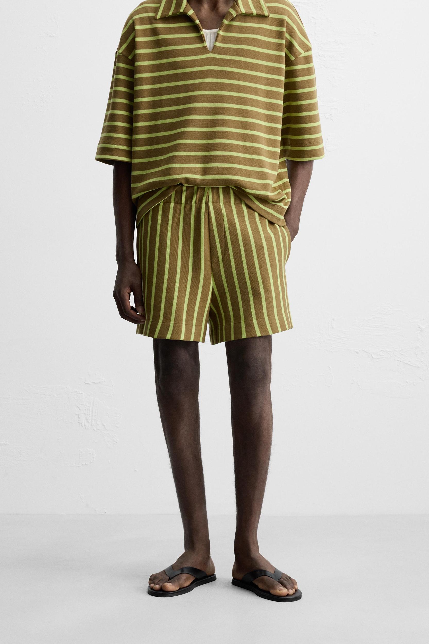 STRIPED SHORTS Product Image